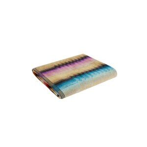 Missoni Home Byron Hand Towel Set x 2 Zigzag Cotton Terry Velour Multi NEW